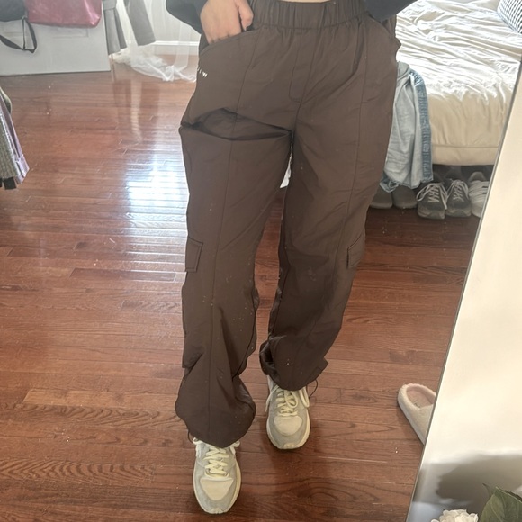 Wilo the label parachute cargo jogger in chocolate size Xs - Picture 2 of 4